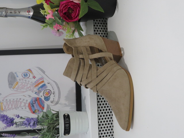 Botki Damskie 8688 KHAKI 36-41