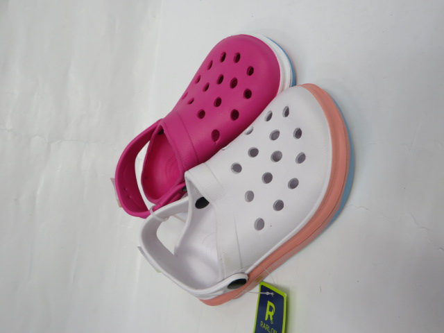 Kapcie Dziecięce F917 WHITE BLACK.FUXIA.RED 30-33 1