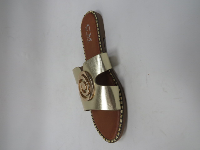 Klapki Damskie 5126 GOLD 36-41 1