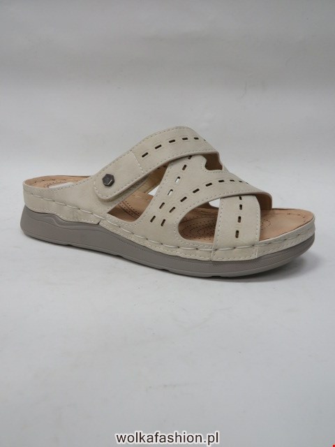 Klapki Damskie MO-758 BEIGE 36-41