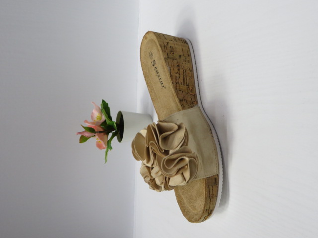 Klapki Damskie CK255 BEIGE 36-41 1