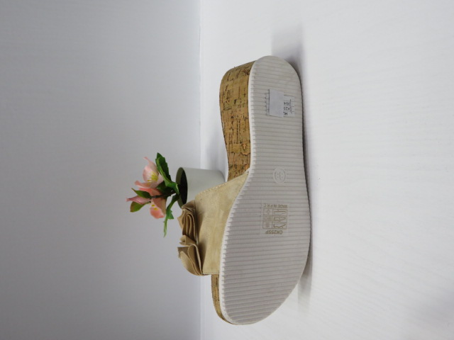 Klapki Damskie CK255 BEIGE 36-41 2