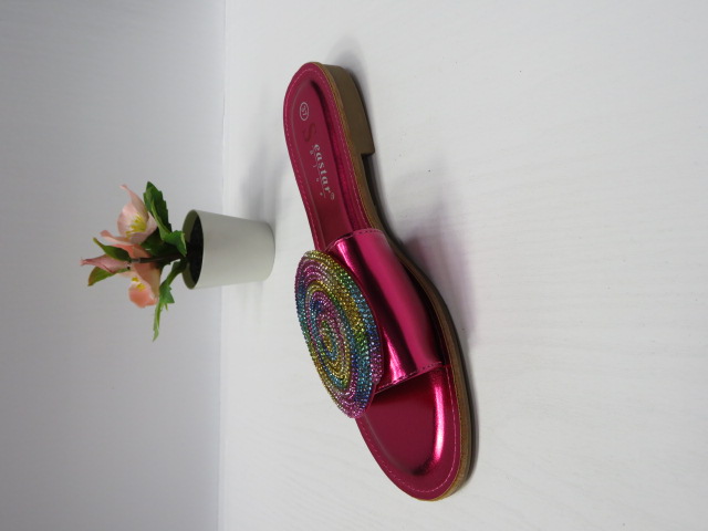 Klapki Damskie JH313 FUSHIA 36-41 1
