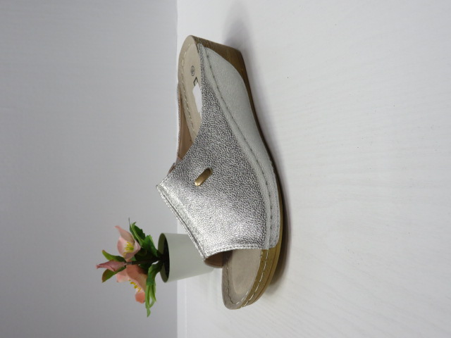 Klapki Damskie C9901-12 SILVER 36-41