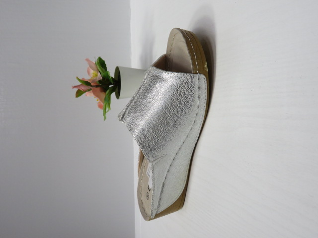 Klapki Damskie C9901-12 SILVER 36-41 1