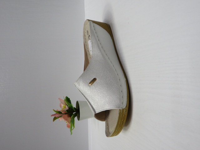Klapki Damskie C9901-12A SILVER 36-41