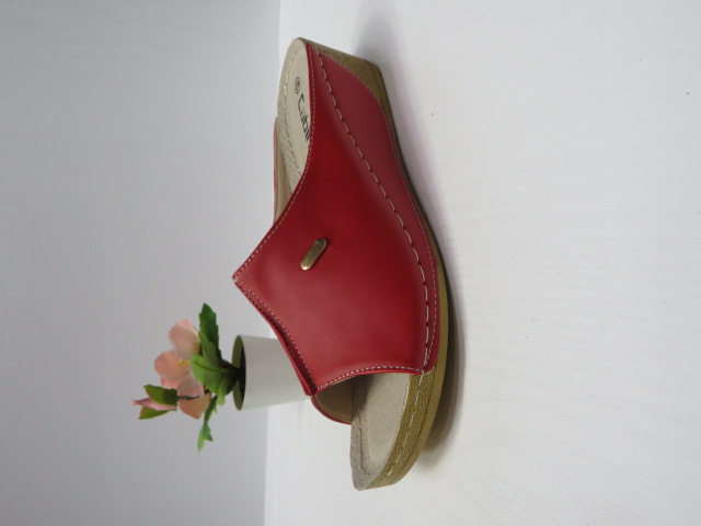Klapki Damskie Q7122-2 RED 36-41