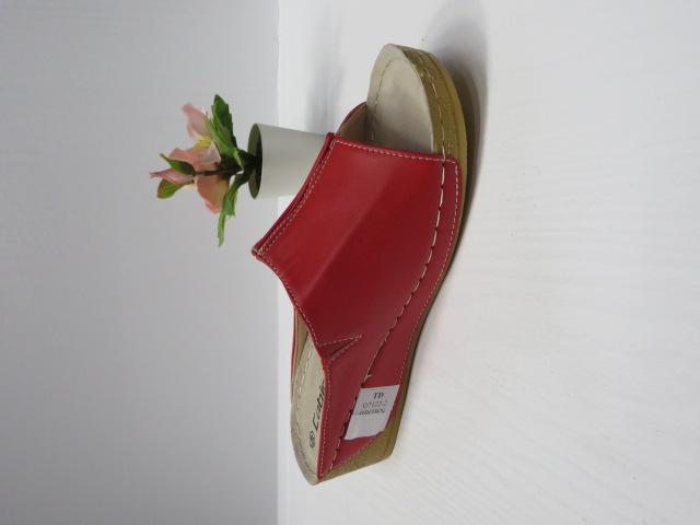 Klapki Damskie Q7122-2 RED 36-41 1