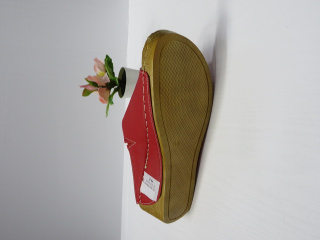 Klapki Damskie Q7122-2 RED 36-41 2