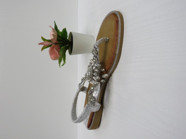 Sandały damskie S140 SILVER 36-41 1