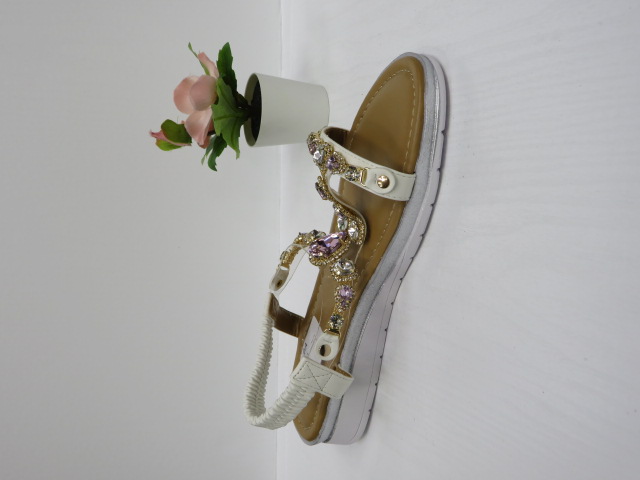 Sandały damskie 22-04 WHITE 36-41 1