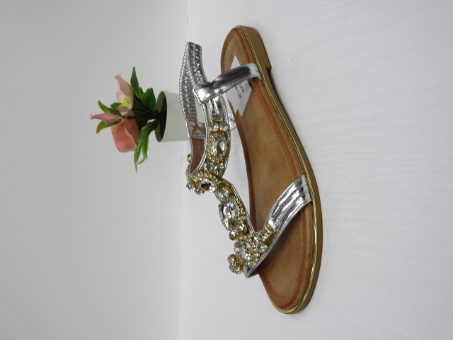 Sandały damskie F-81 SILVER 36-41