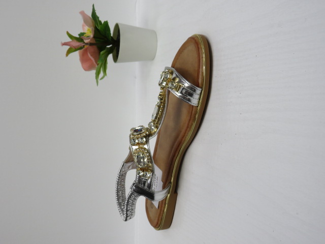 Sandały damskie F-81 SILVER 36-41 1