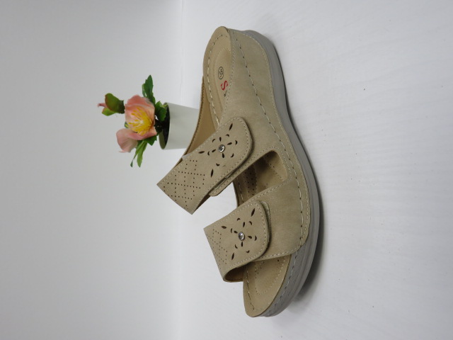 Klapki Damskie HU501 KHAKI 36-41