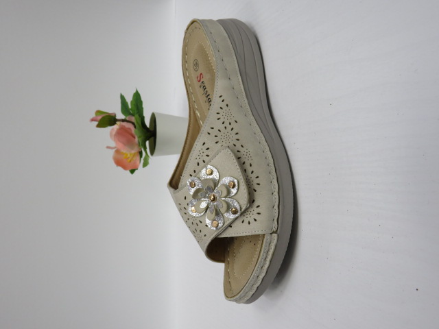 Klapki Damskie HU503 BEIGE 36-41