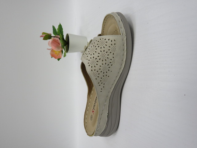 Klapki Damskie HU503 BEIGE 36-41 1