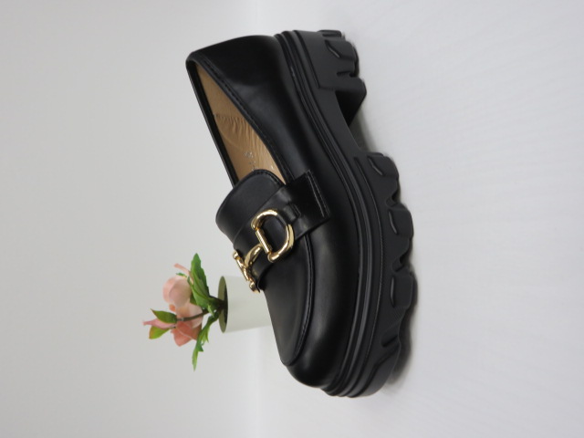 Półbuty Damskie 6895-1 BLACK 36-41