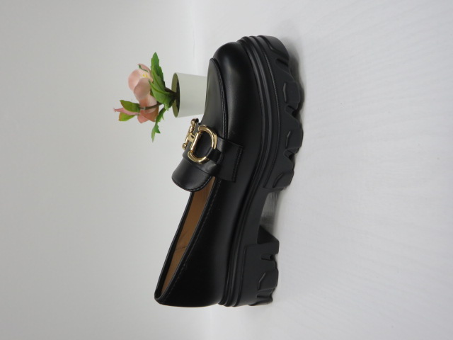 Półbuty Damskie 6895-1 BLACK 36-41 1