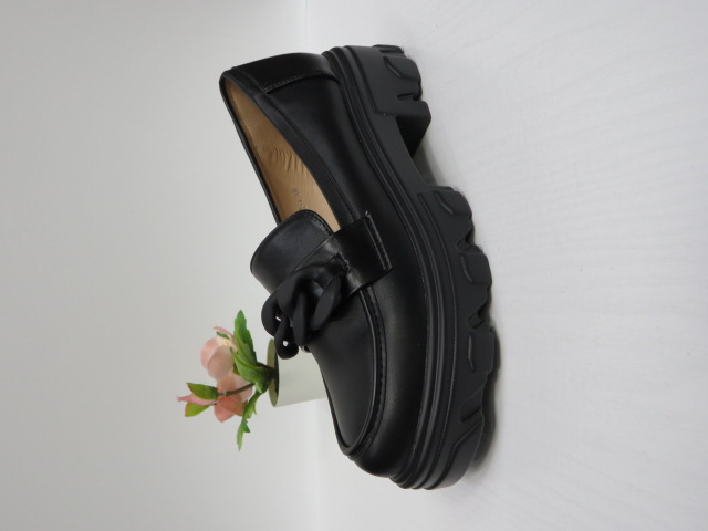 Półbuty Damskie 6893-1 BLACK 36-41