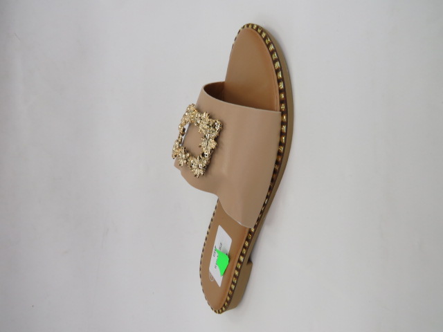 Klapki Damskie W101-2 BEIGE 36-41