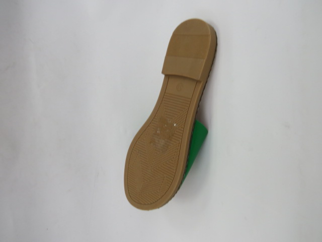 Klapki Damskie W101-2 GREEN 36-41 2