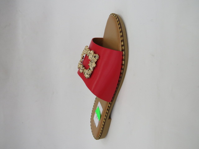Klapki Damskie W101-2 RED 36-41