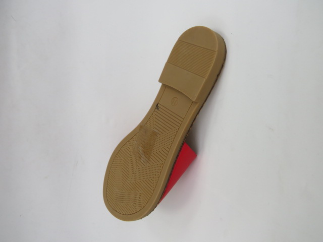 Klapki Damskie W101-2 RED 36-41 2