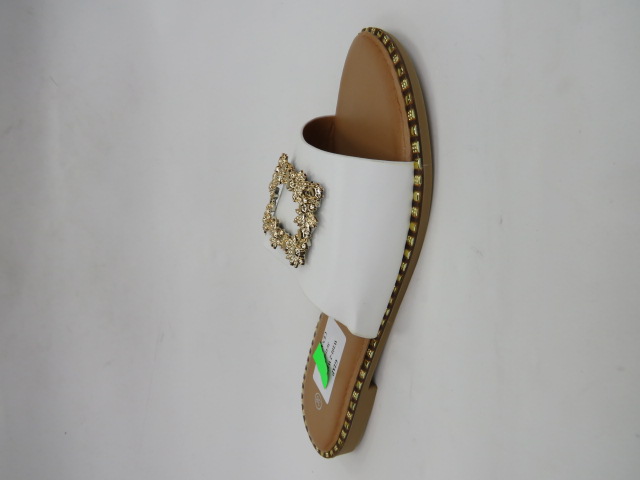 Klapki Damskie W101-2 WHITE 36-41