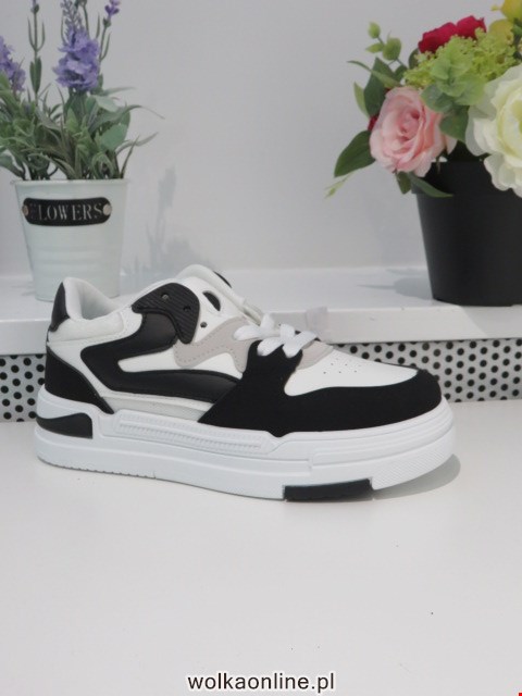 Sportowe Damskie 2268 BLACK/WHITE 36-41