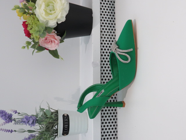 Szpilki damskie H519 GREEN 36-41