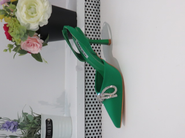 Szpilki damskie H519 GREEN 36-41 1