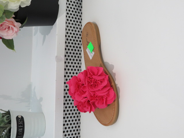 Klapki Damskie MS9058 FUSHIA 36-41 1