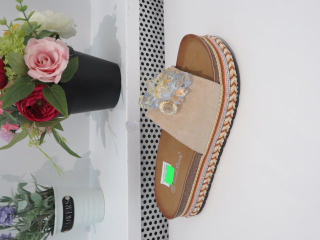 Klapki Damskie 6061-2 BEIGE 36-41