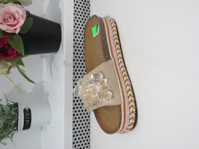 Klapki Damskie 20-378 BEIGE 36-41 1