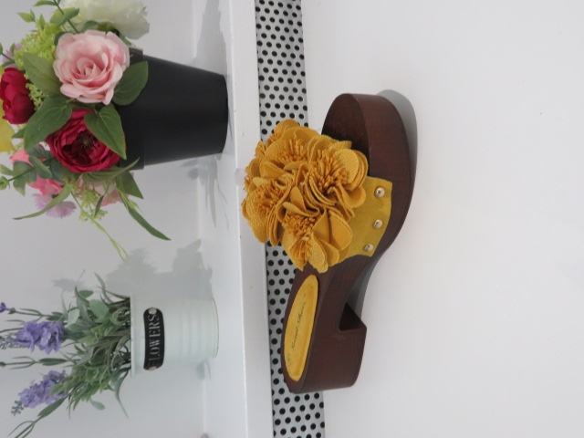 Klapki Damskie LS177 YELLOW 36-41 1