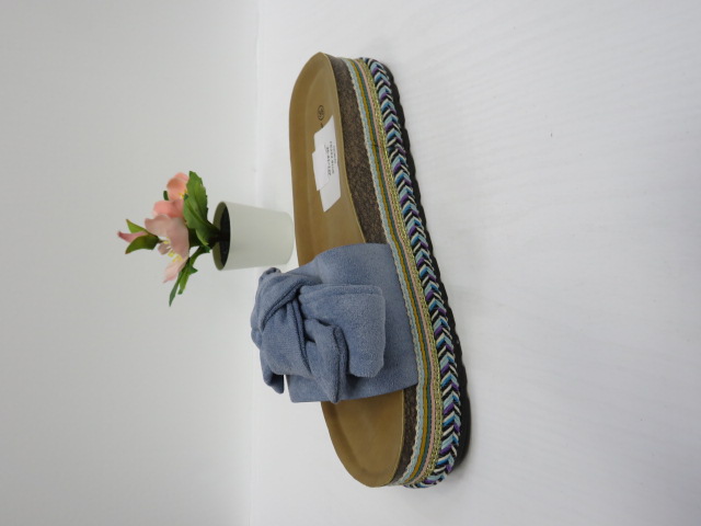 Klapki Damskie FB242 BLUE 36-41 1