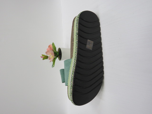 Klapki Damskie FB242 GREEN 36-41 2
