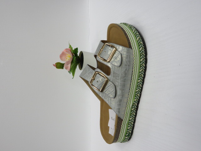 Klapki Damskie FB209 GREEN 36-41