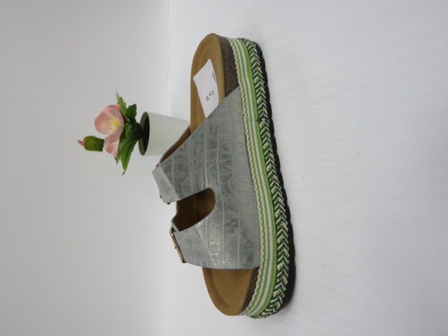 Klapki Damskie FB209 GREEN 36-41 1