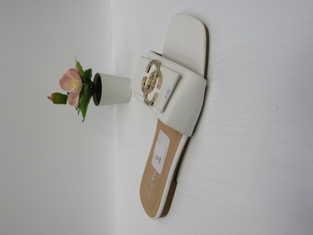 Klapki Damskie YU212 WHITE 36-41
