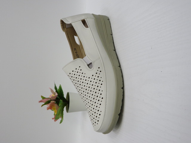Półbuty Damskie 8605-8 WHITE 36-42