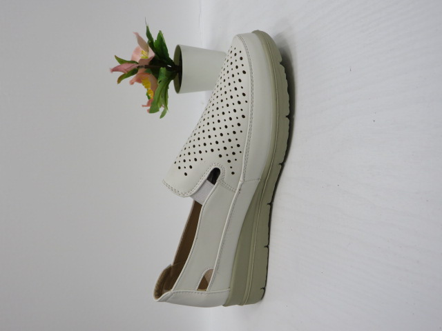 Półbuty Damskie 8605-8 WHITE 36-42 1