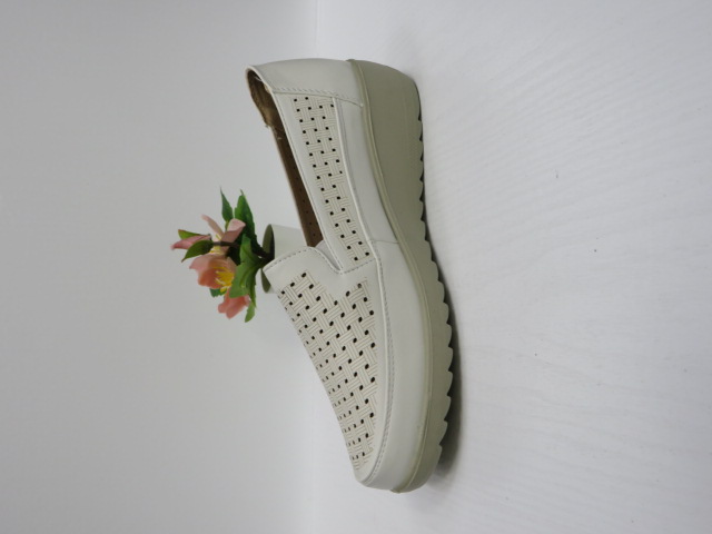 Półbuty Damskie 8613-8 WHITE 36-42 1