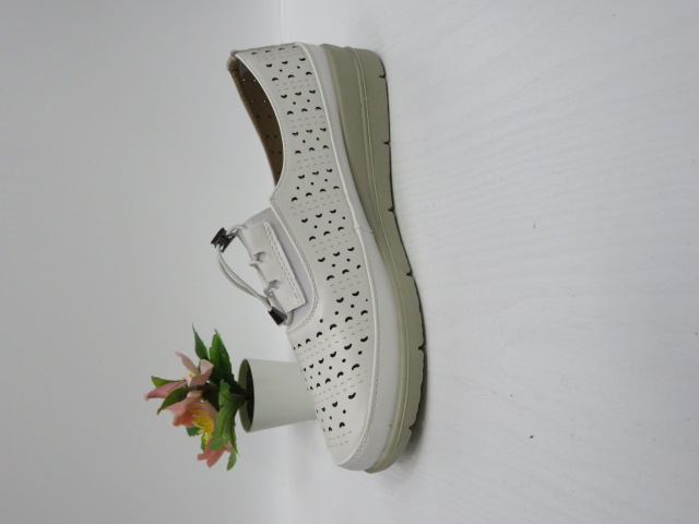 Półbuty Damskie 8610-8 WHITE 36-42 1
