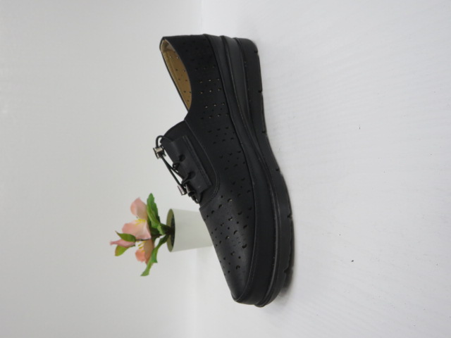 Półbuty Damskie 8610-1 BLACK 36-42 1