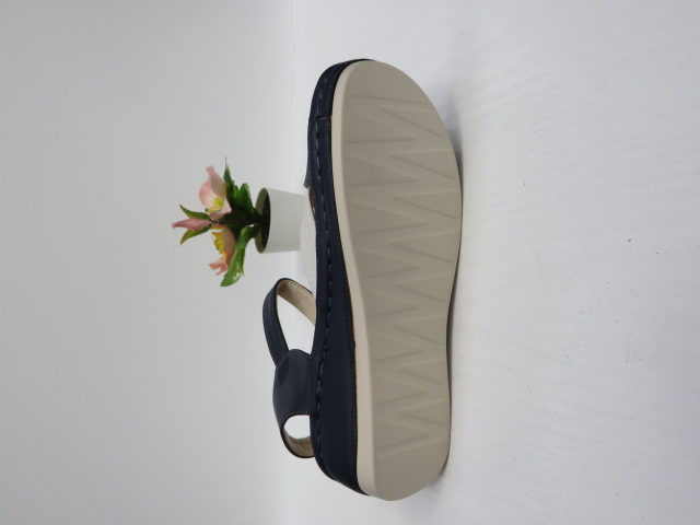 Sandały damskie 7AA2301 NAVY/SILVER 36-41 2
