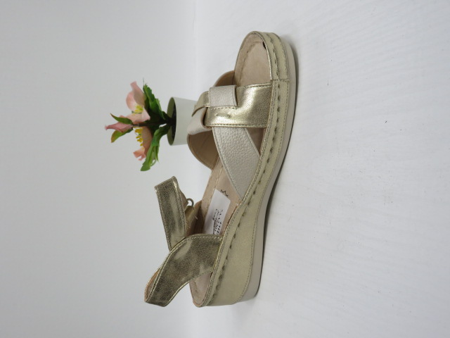 Sandały damskie 7AA2301 GOLD/GOLD 36-41 1