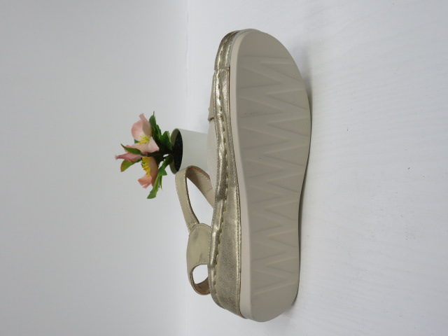 Sandały damskie 7AA2301 GOLD/GOLD 36-41 2