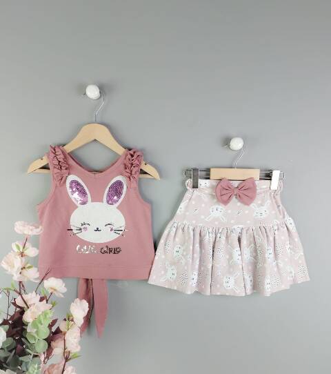 Komplet dziewczęcy 5102 1 kolor 2-5 (towar tureckie) 1