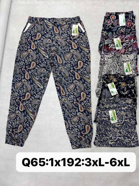 Spodnie damskie Q65 Mix kolor 3XL-6XL 1